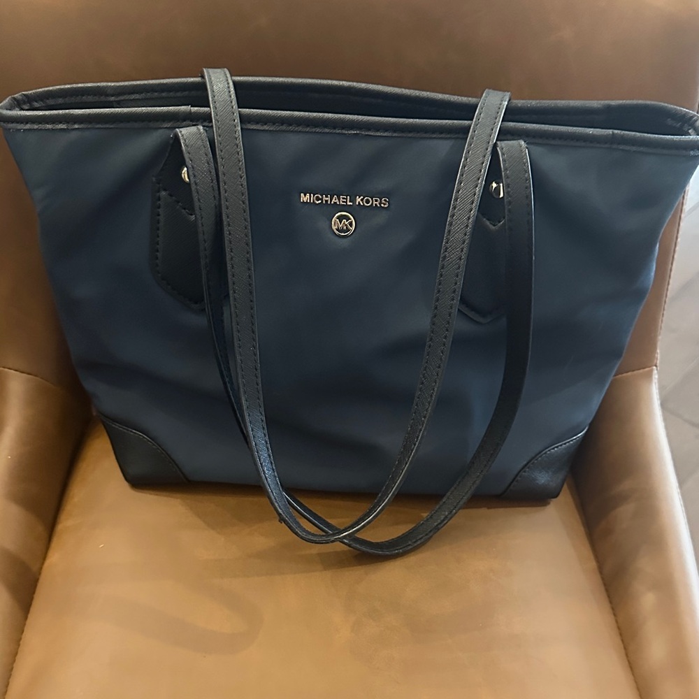 Michael Kors Dark Blue Tote Bag